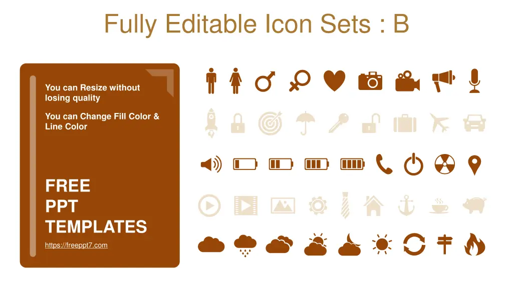 fully editable icon sets b