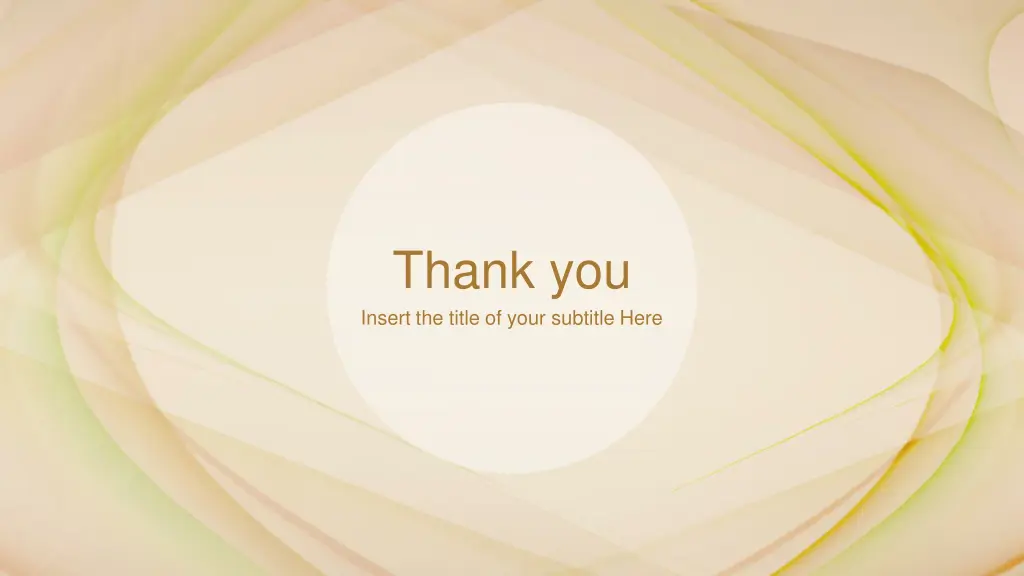 thank you insert the title of your subtitle here