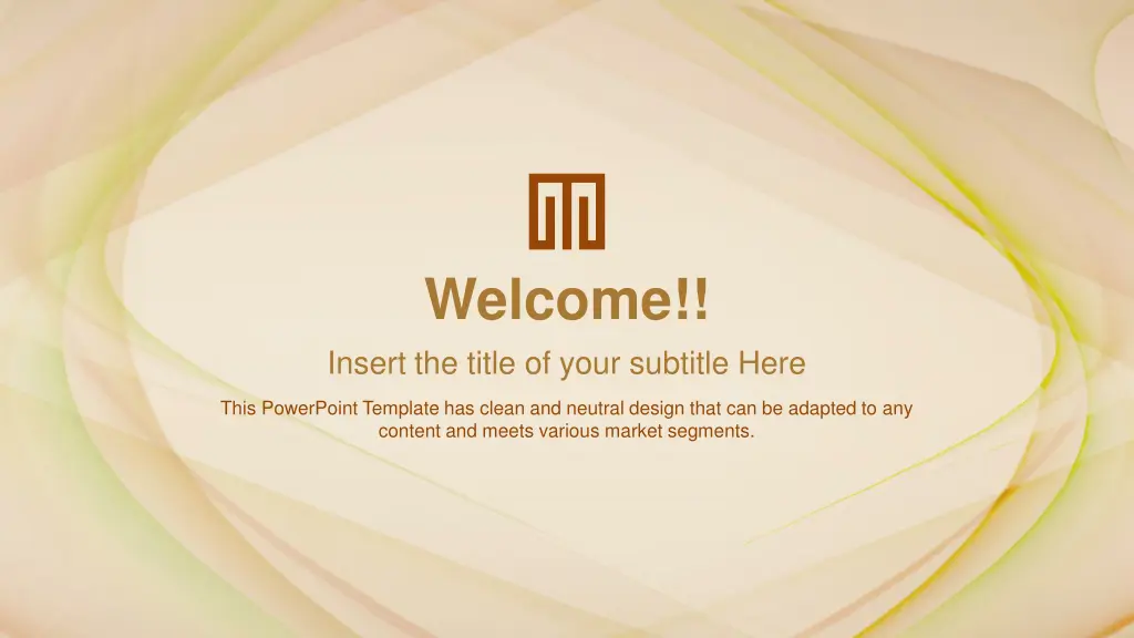 welcome insert the title of your subtitle here