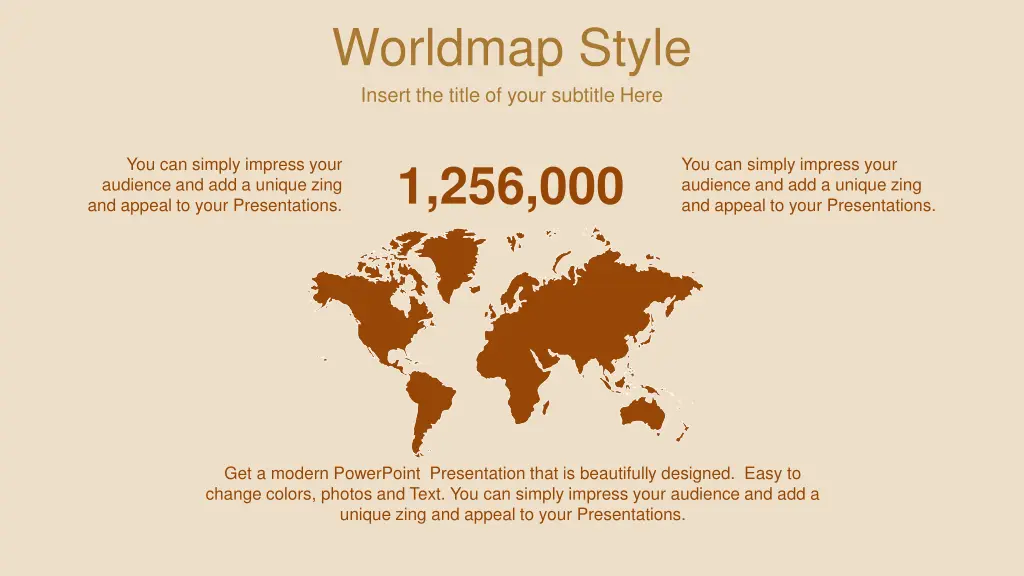worldmap style insert the title of your subtitle