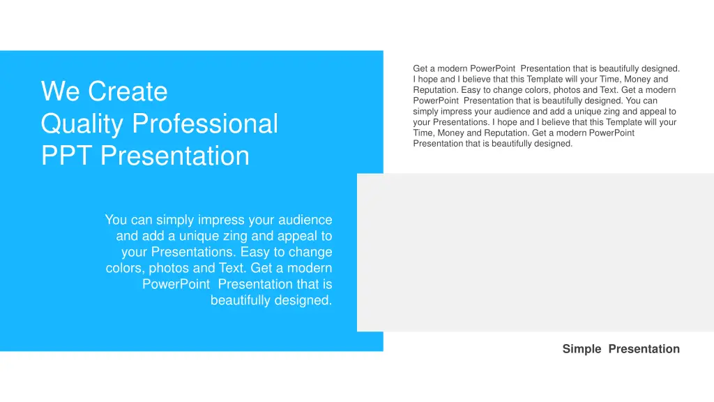 get a modern powerpoint presentation that