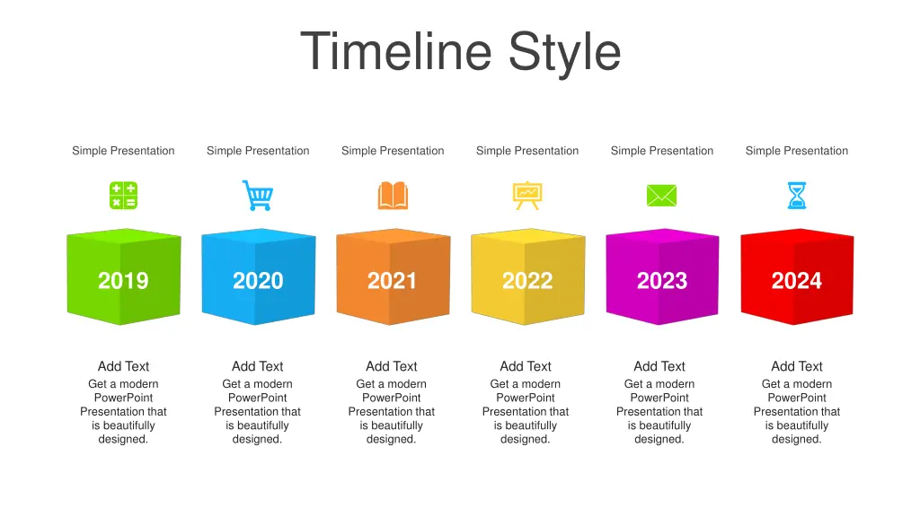 timeline style