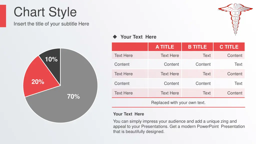 chart style insert the title of your subtitle here