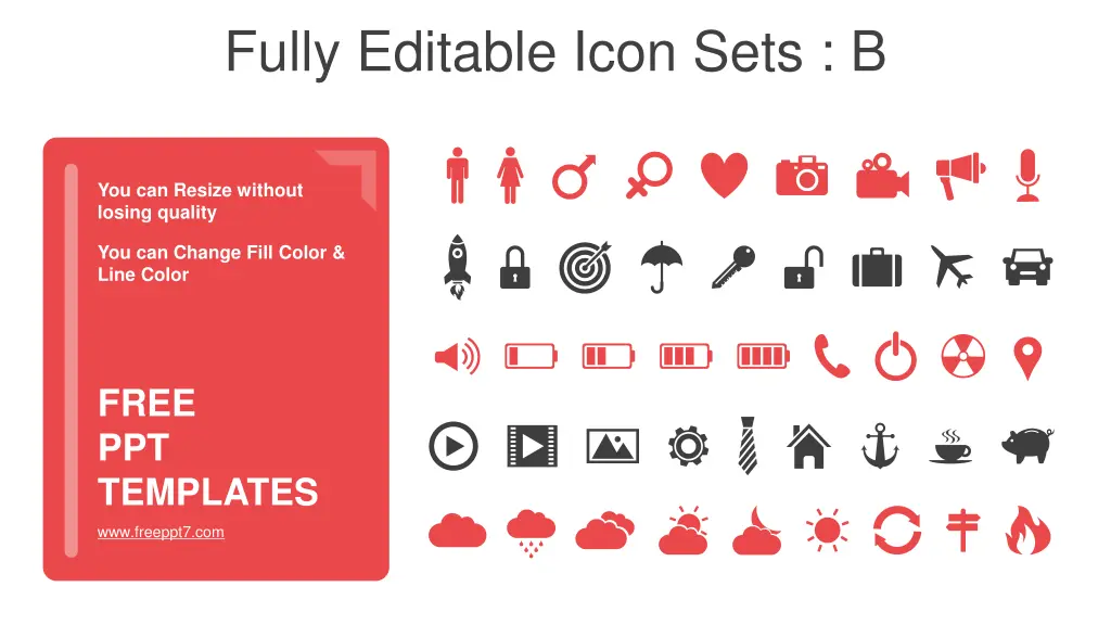 fully editable icon sets b
