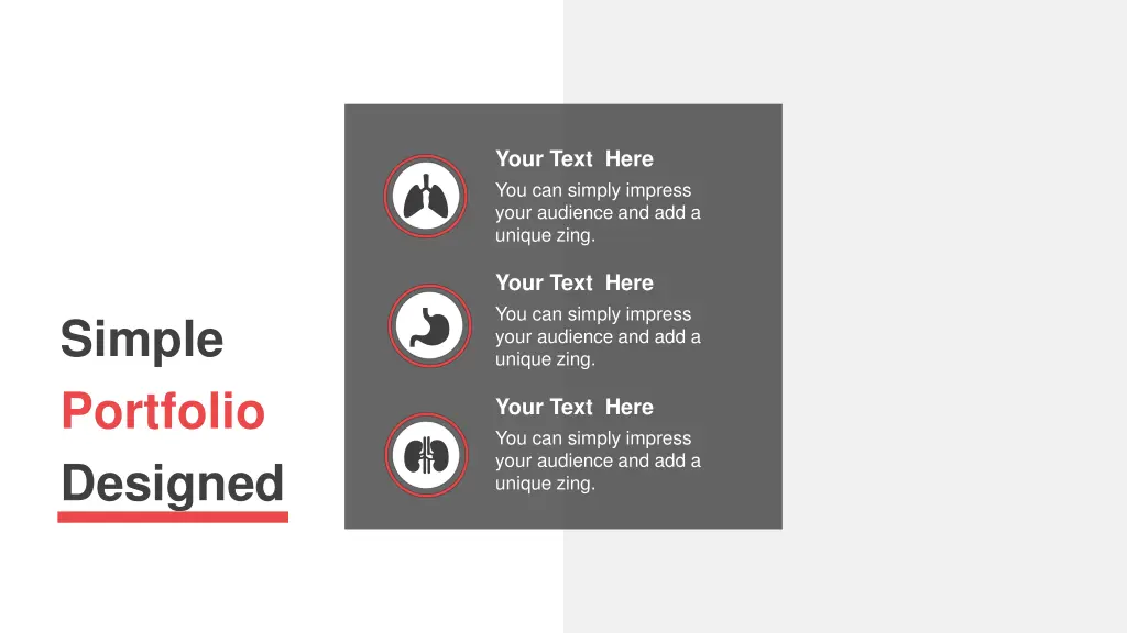 your text here you can simply impress your