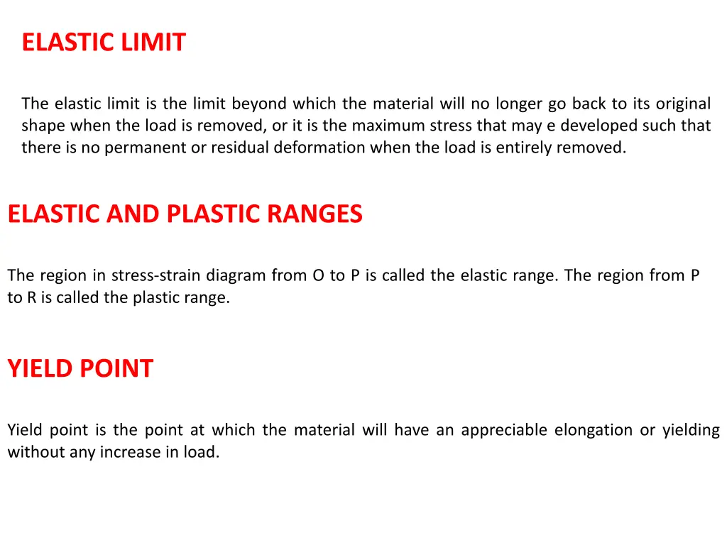elastic limit