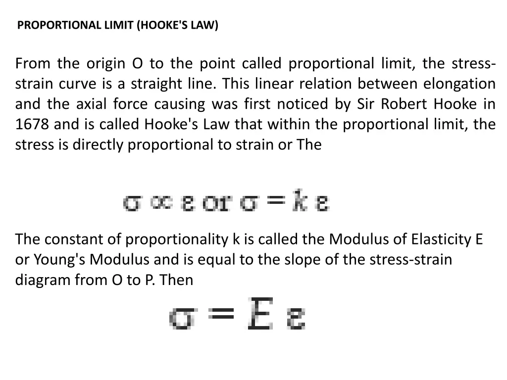 proportional limit hooke s law