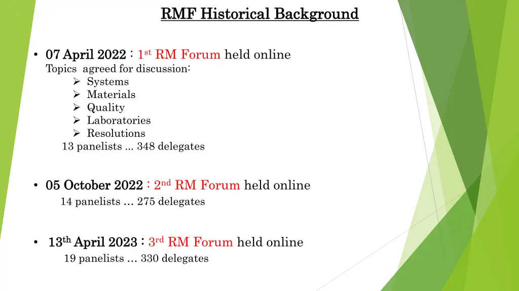 rmf historical background rmf historical