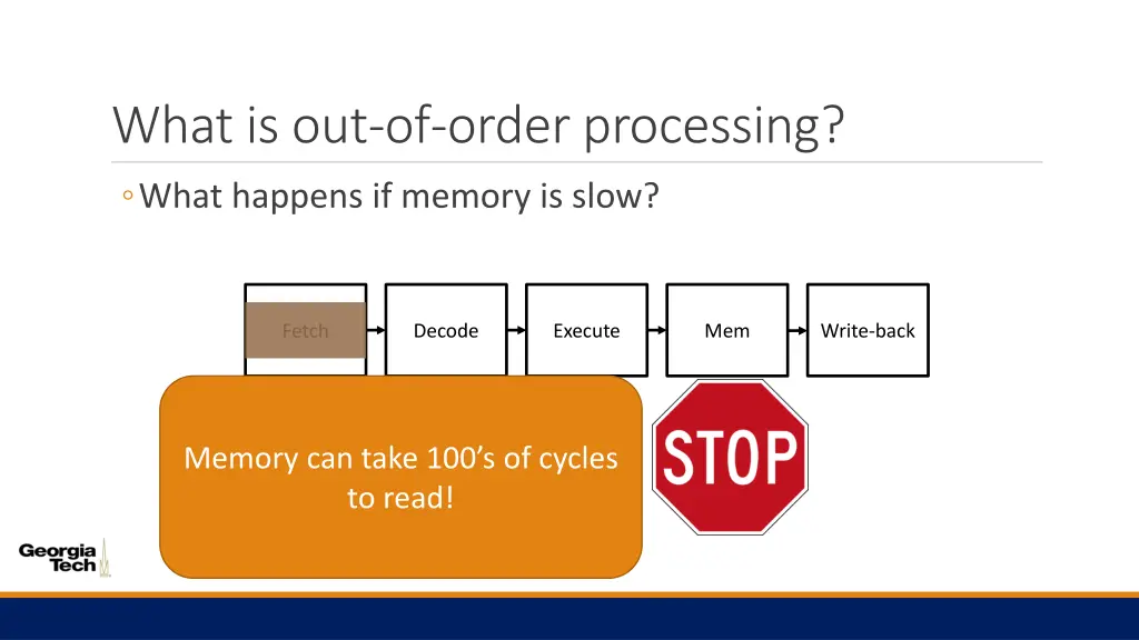 what is out of order processing 2