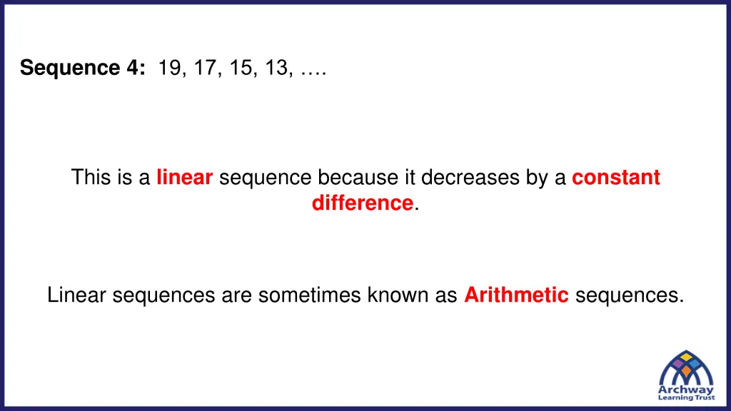 sequence 4 19 17 15 13