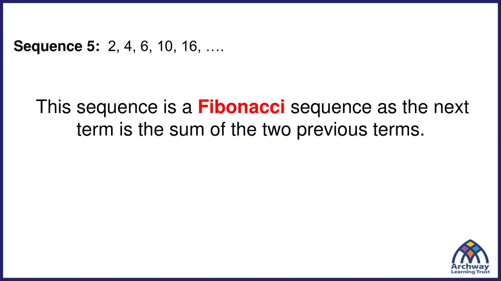 sequence 5 2 4 6 10 16