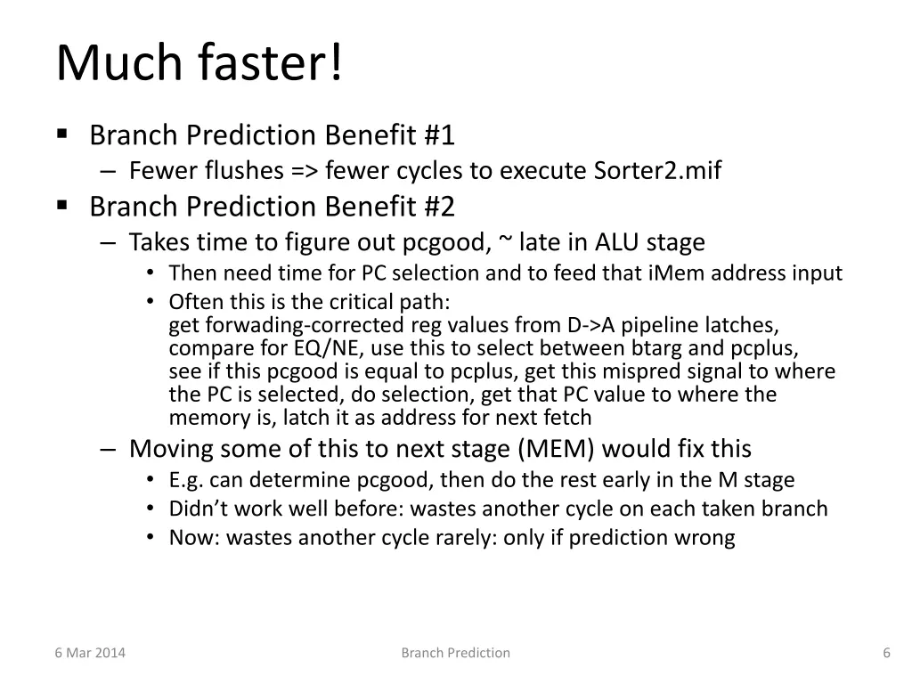 much faster