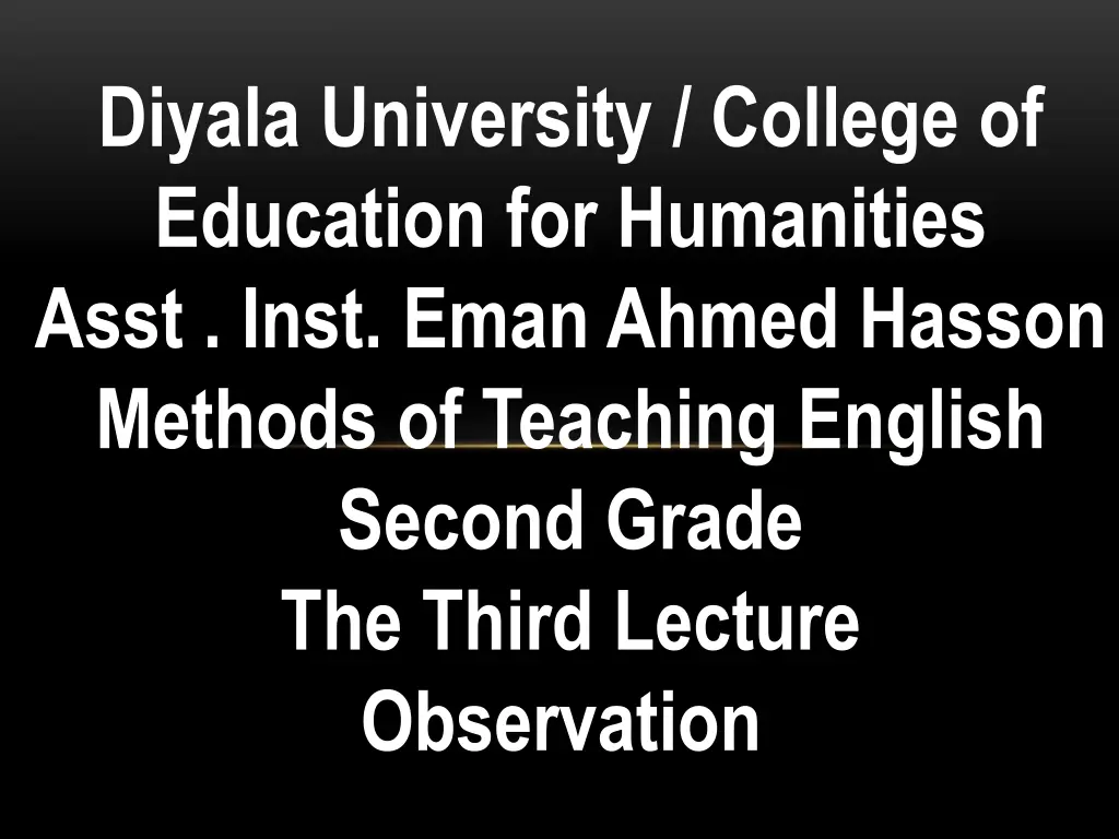 diyala university college of education