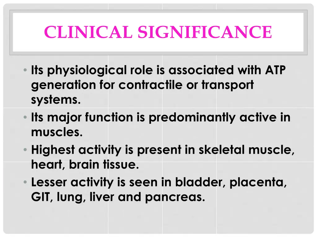 clinical significance