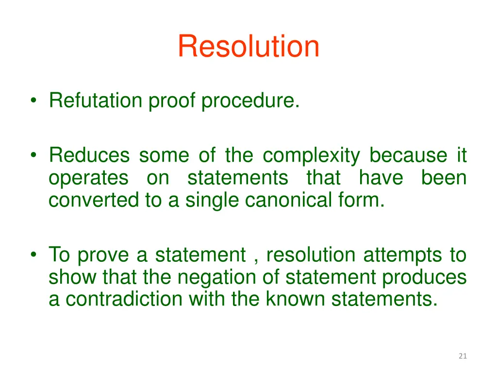 resolution