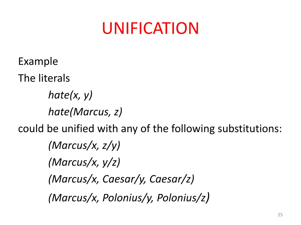 unification