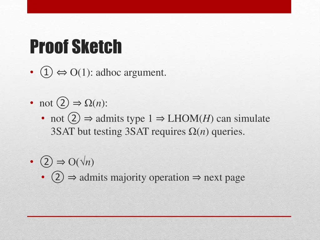 proof sketch