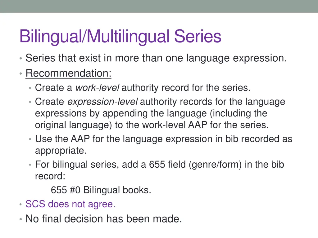 bilingual multilingual series