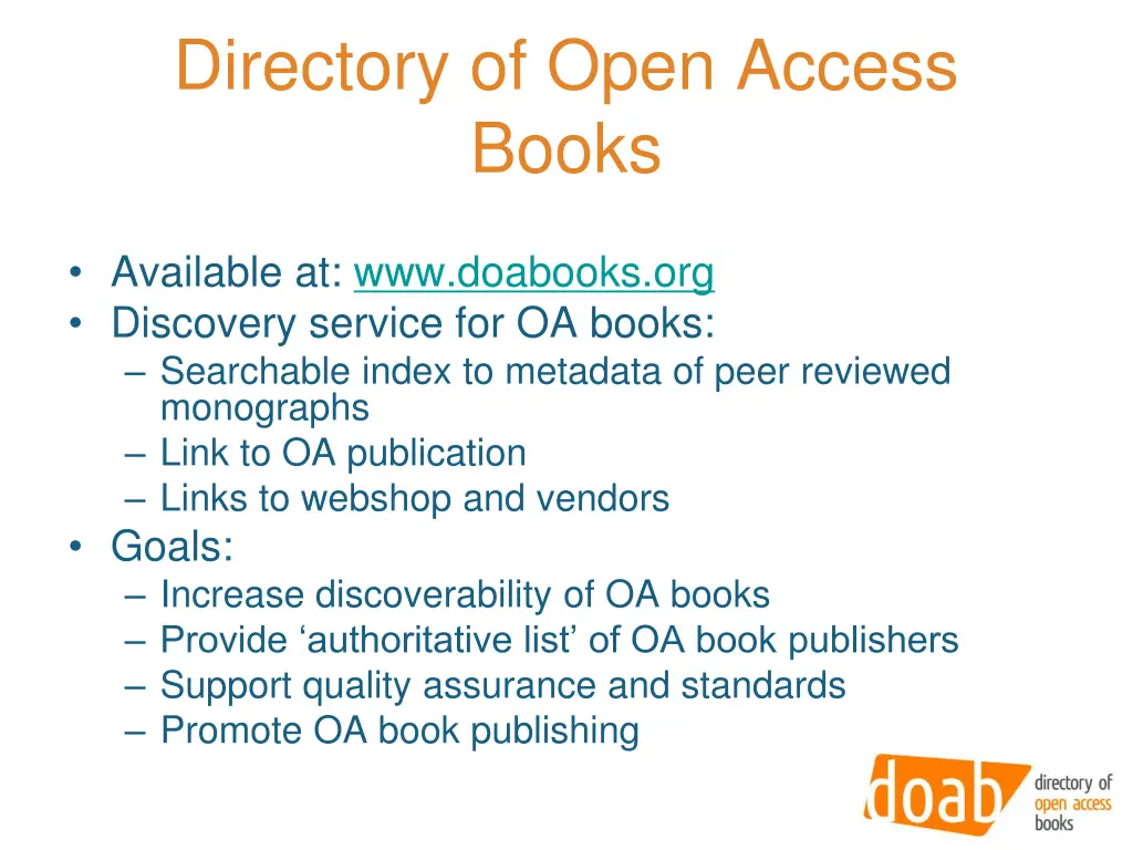 directory of open access books 1