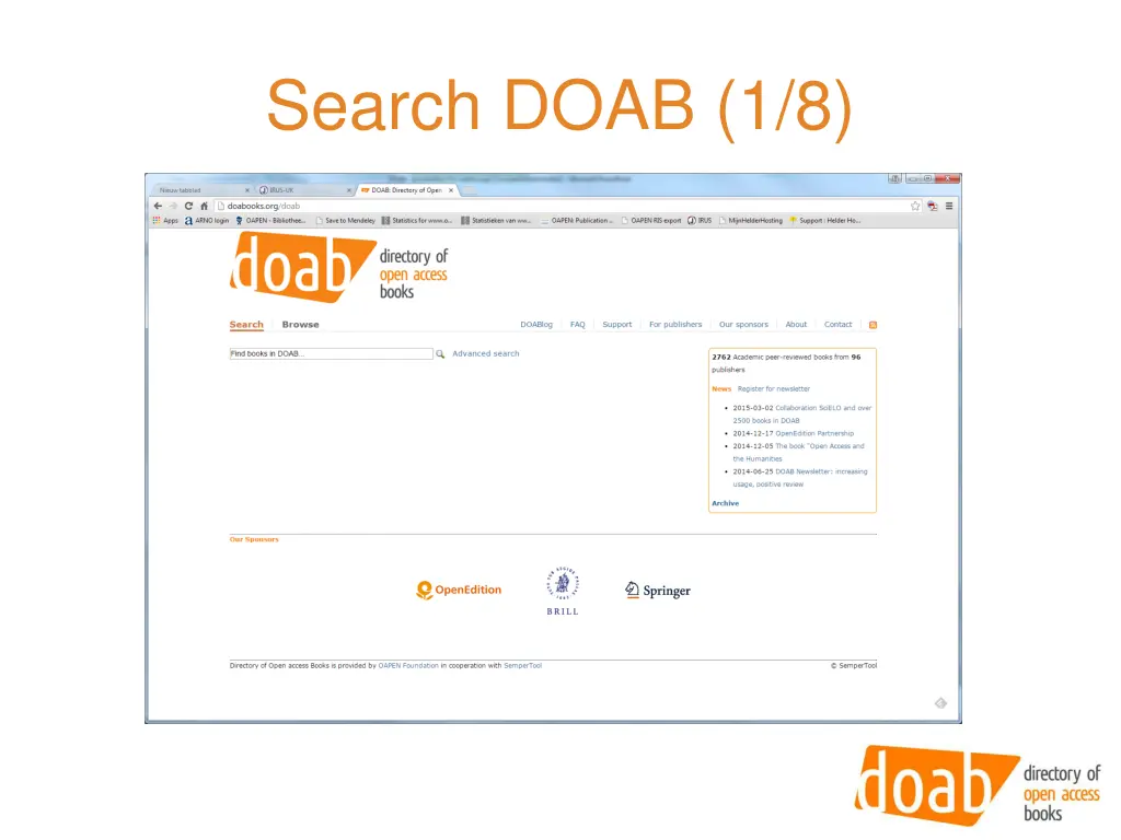search doab 1 8