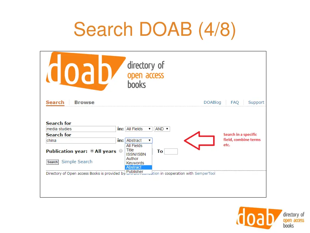 search doab 4 8