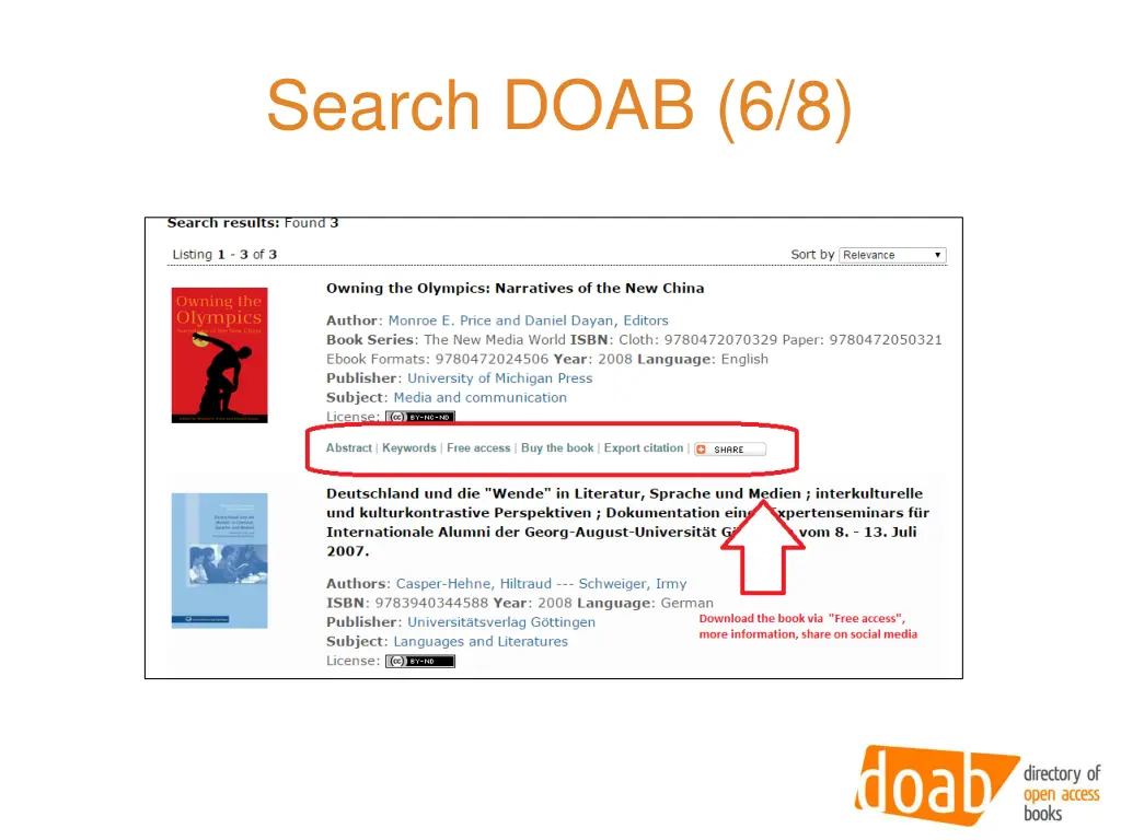 search doab 6 8