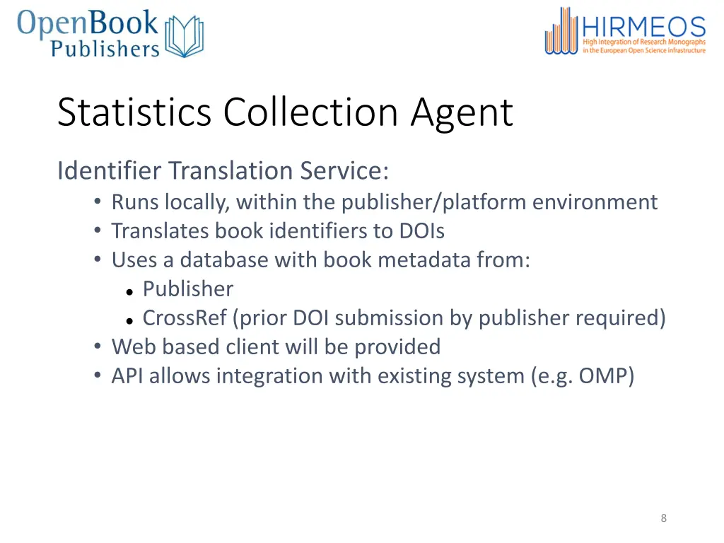 statistics collection agent 1
