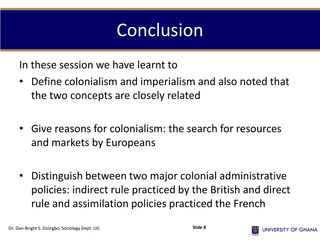 conclusion