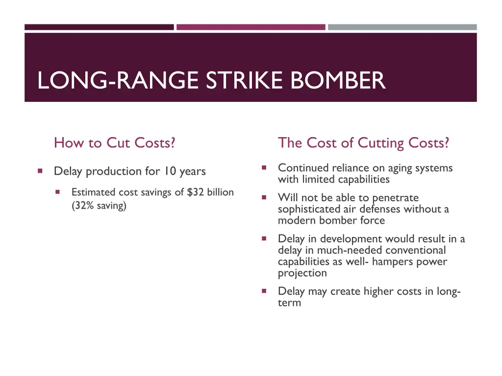 long range strike bomber