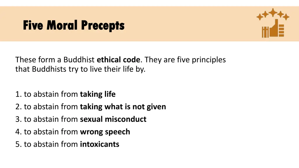 five moral precepts five moral precepts
