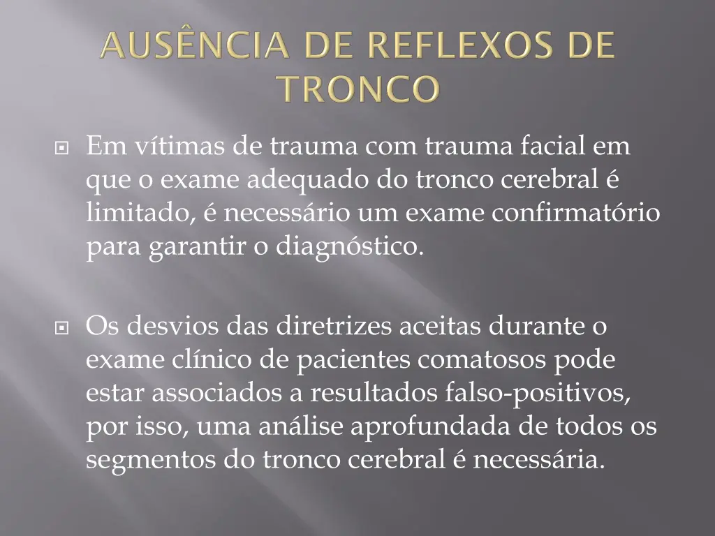 em v timas de trauma com trauma facial