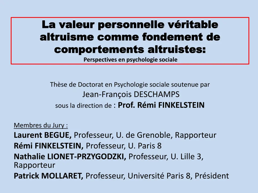 la valeur personnelle v ritable la valeur