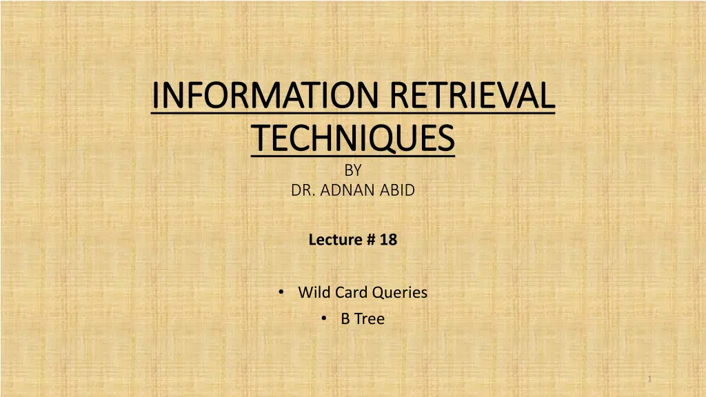 information retrieval information retrieval