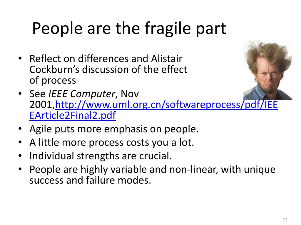 people are the fragile part