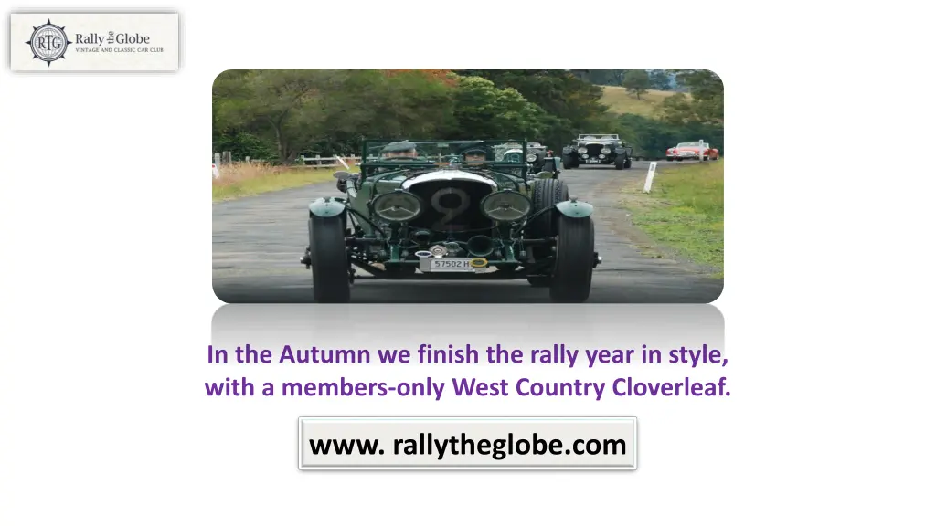 in the autumn we finish the rally year in style