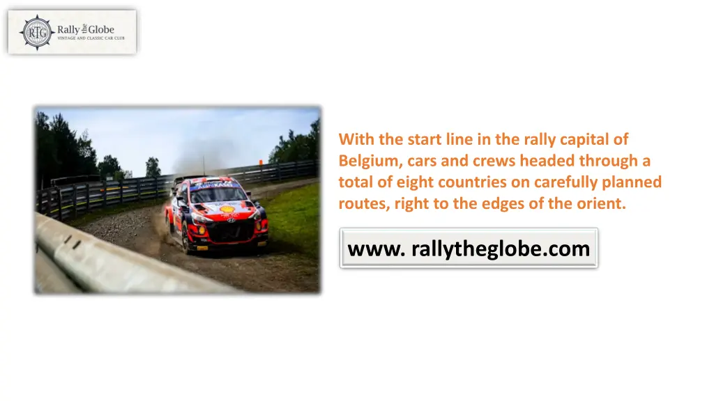 with the start line in the rally capital