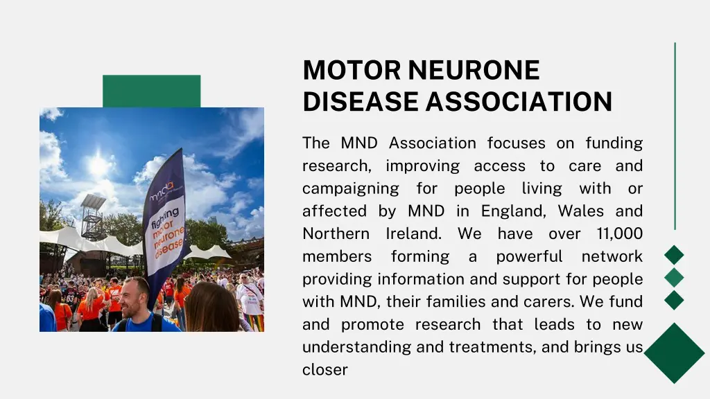 motor neurone disease association