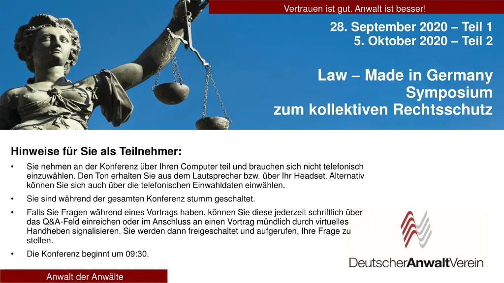vertrauen ist gut anwalt ist besser vertrauen