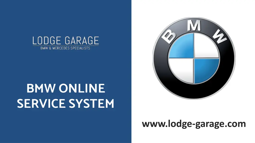 bmw online service system