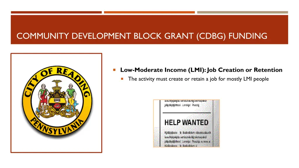 community development block grant cdbg funding 8