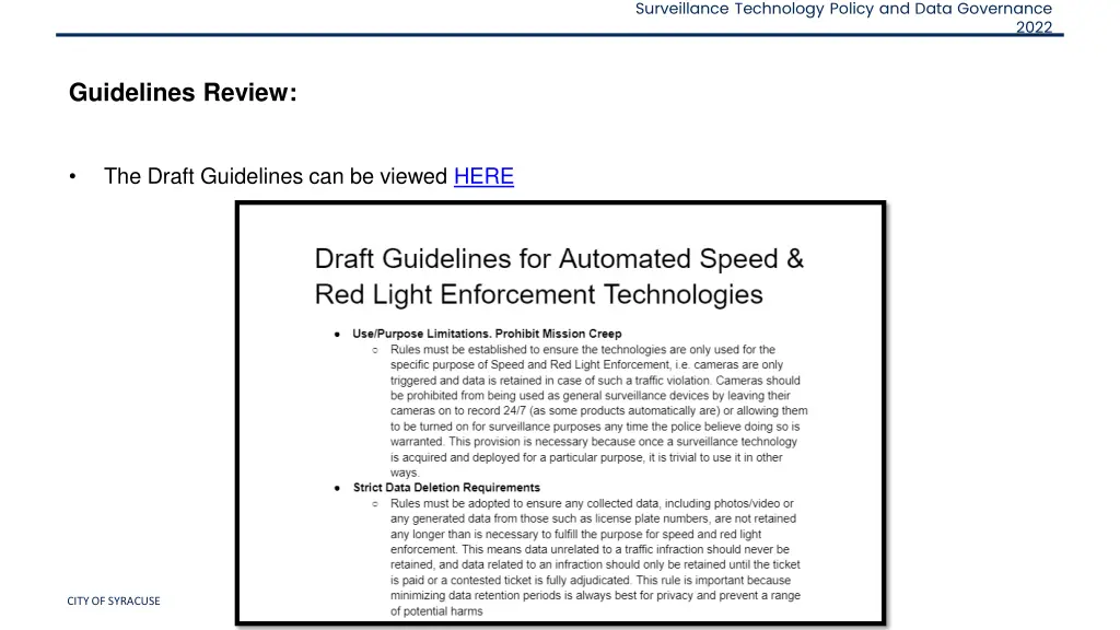 surveillance technology policy and data governance 5