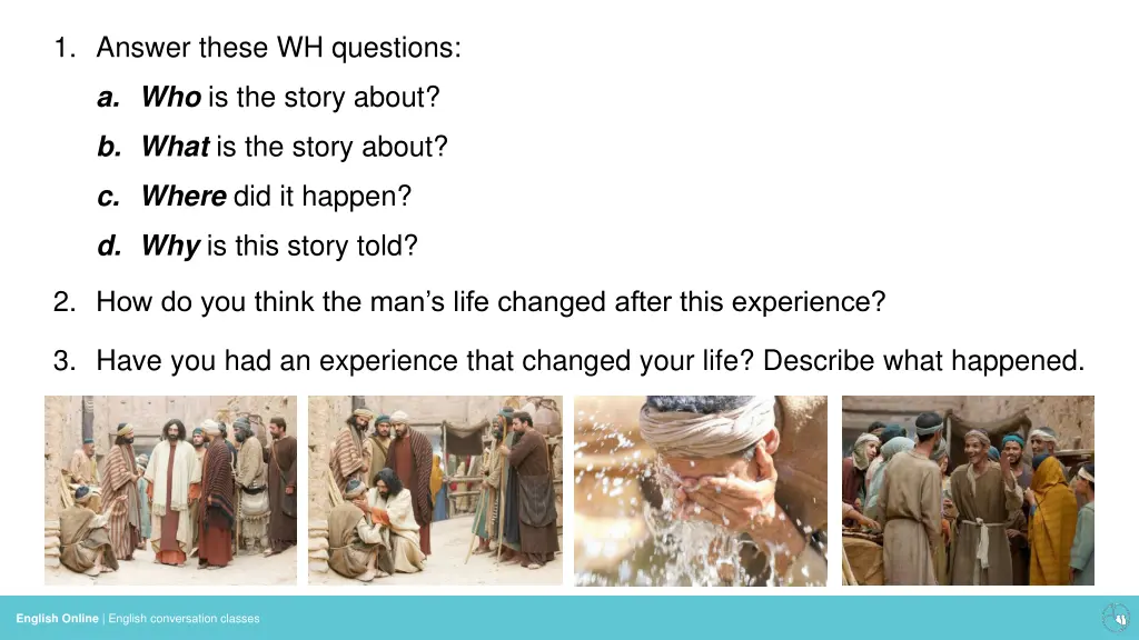1 answer these wh questions