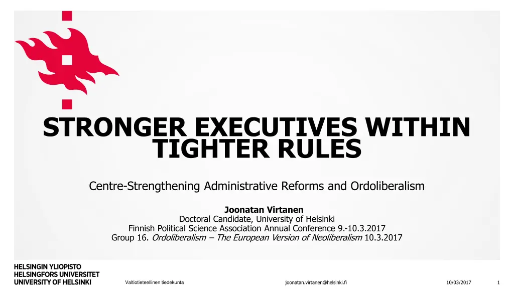 stronger executives within tighter rules