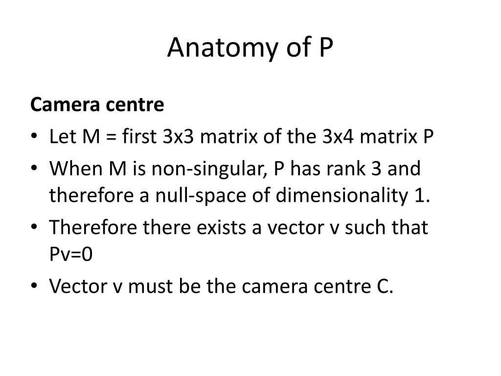 anatomy of p 1