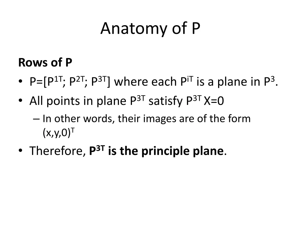 anatomy of p 7