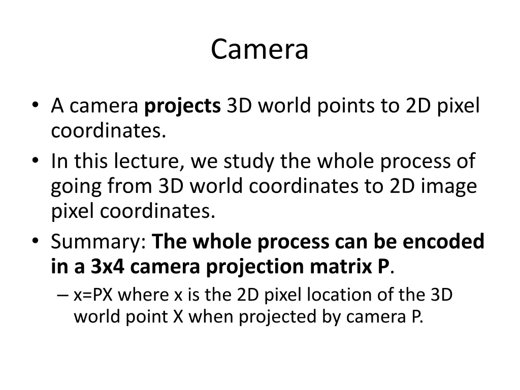 camera