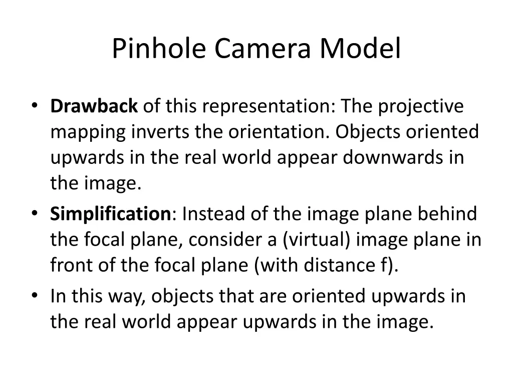 pinhole camera model 2