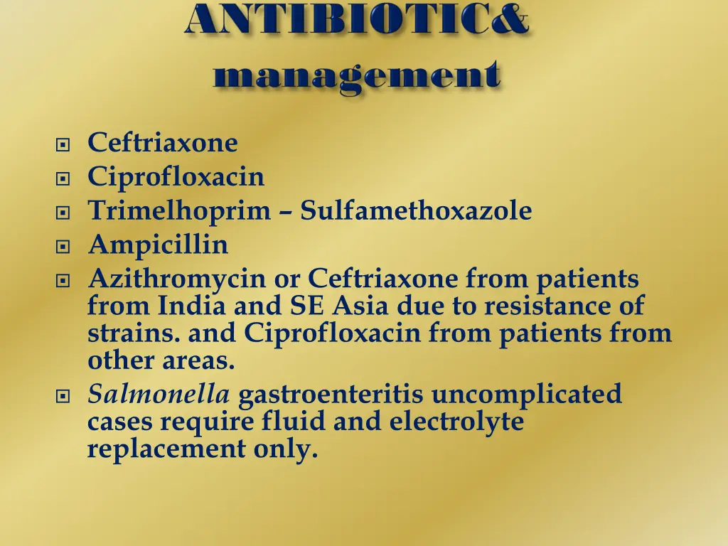 ceftriaxone ciprofloxacin trimelhoprim