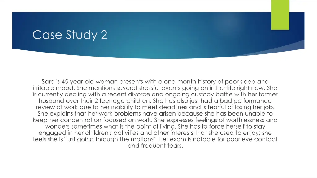 case study 2