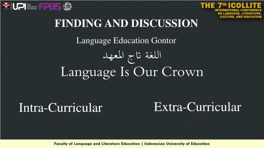 finding and discussion